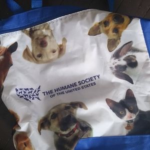 Bag with dog's & Cat's on it